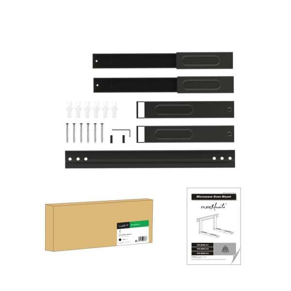 PureMounts® Mikrowellen Halterung schwarz