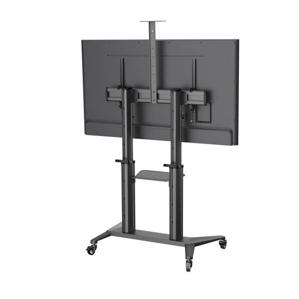 PureMounts® Premium TV Cart - Single Display bis 120", schwarz