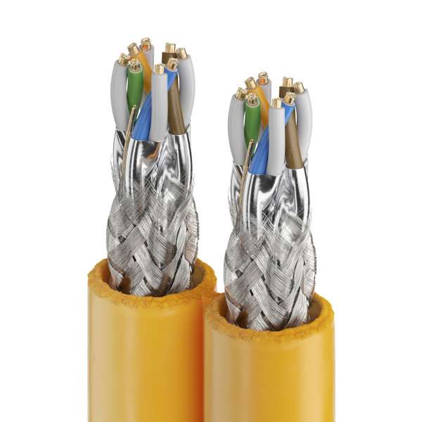 Installationskabel Cat.7 - duplex - S/FTP - CPR Eca - 100m