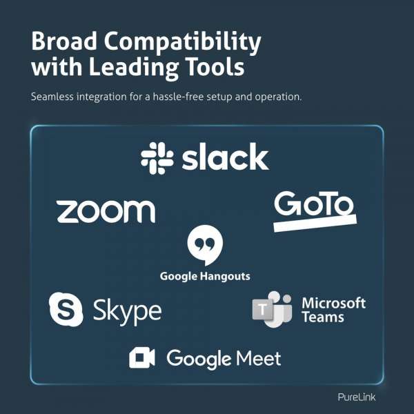 Vuelogic - Huddle Space Videobar - VB200 - All-in-one 4K Kamera, Mikrofon und Soundbar