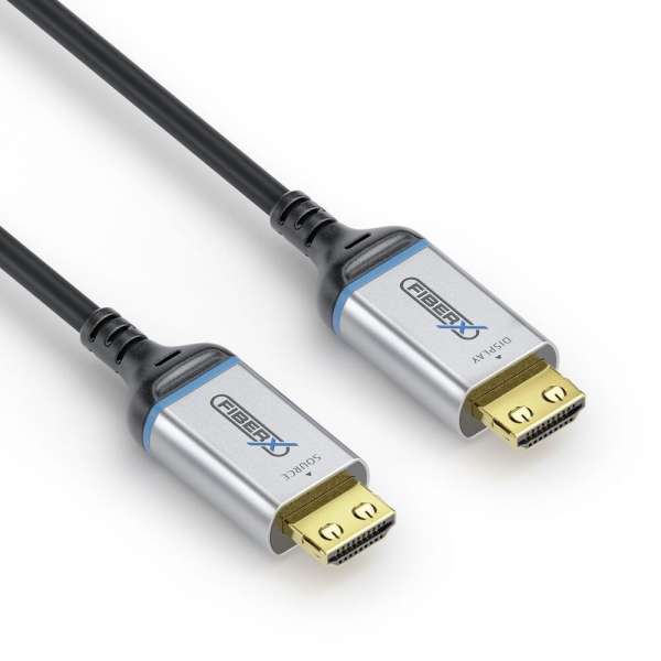 FiberX Serie - HDMI 8K Glasfaser Extender Kabel - 15m