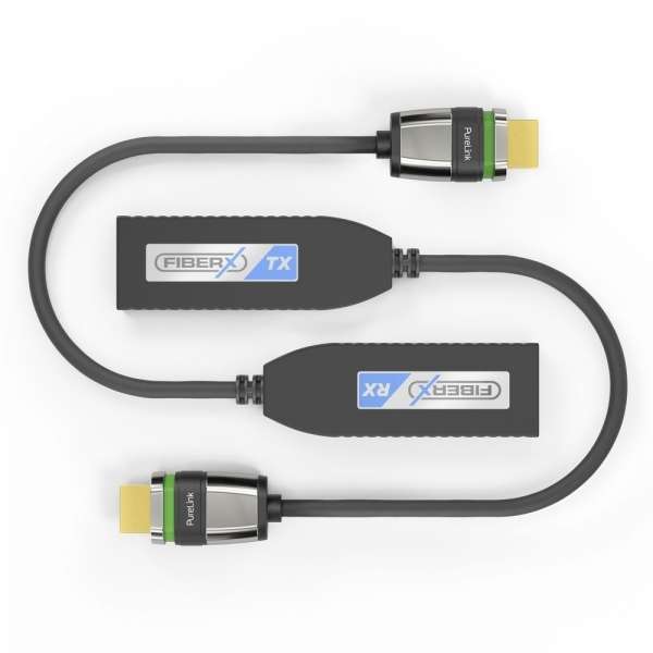FiberX Serie - HDMI 4K Glasfaser Portsaver Extender mit ULS