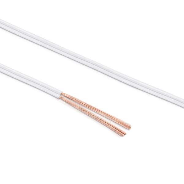sonero Lautsprecherkabel 2x1,5mm², CCA 10,0m, weiß