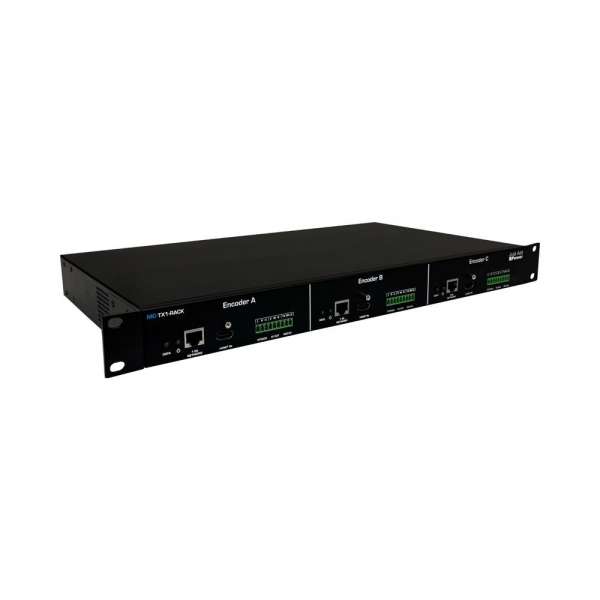 JustAddPower - MaxColor™ 4K60 Rackmount 3-in-1 Encoder 4:4:4 Encoder (Transmitter), 36-Bit in & out, Dolby & HDR-Unterstützung