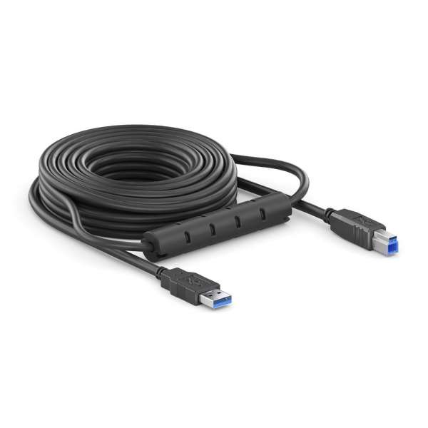 USB 3.2 Gen. 1x1 Aktiv Kabel - schwarz - 25,0m