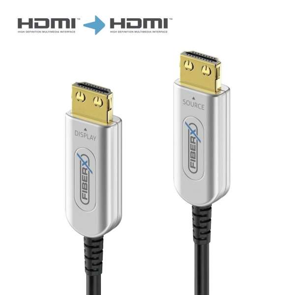 FiberX Serie - HDMI 4K Glasfaser Extender Kabel - 15m