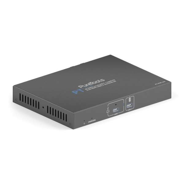 PureTools - ProAV USB-C Alt-Mode Docking Station - 4K (60Hz 4:4:4) USB-C + 100W PD Dual 4K HDMI Ausgang, USB 3.2 und Ethernet