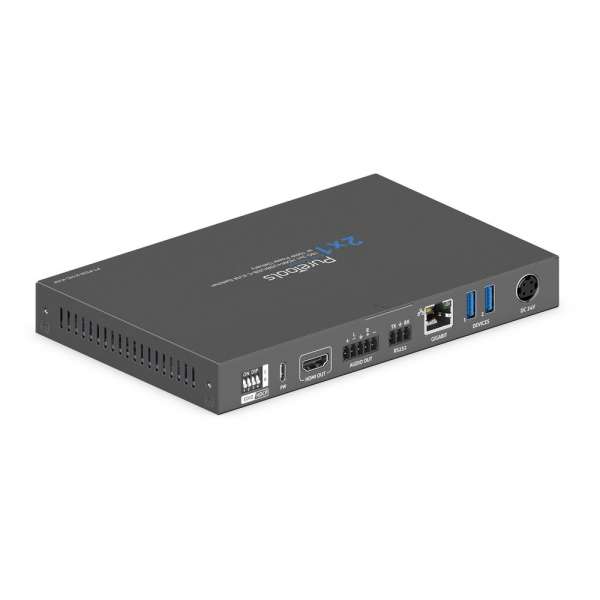 PureTools - 2x1 USB-C / HDMI KVM Switcher - 4K (60Hz 4:4:4) HDMI+USB / USB-C mit 100W PD
