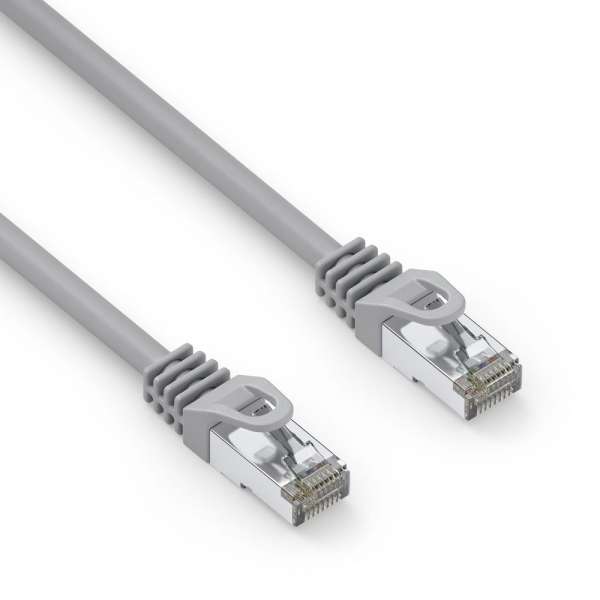 CAT 6A Patchkabel. S/FTP - grau - 0,50m