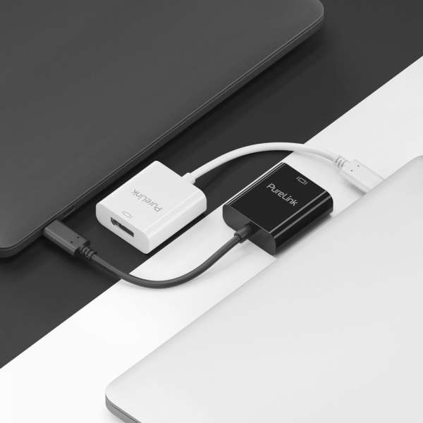 USB-C auf DisplayPort Adapter - 4K60 - iSerie - weiß - 0,10m