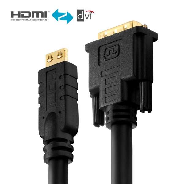HDMI/DVI Kabel - PureInstall 15,0m