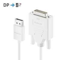 DisplayPort auf DVI Kabel - 1920x1200 - WUXGA - iSerie - weiß - 3,00m DisplayPort auf DVI Kabel - 1920x1200 - WUXGA - iSerie - weiß - 3,00m