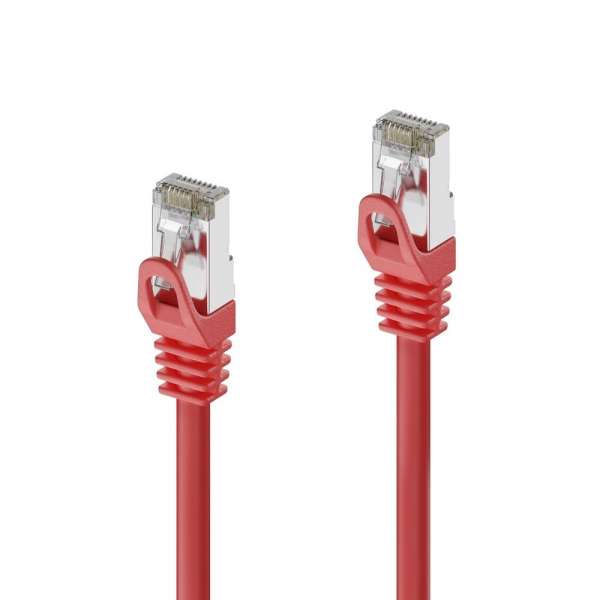 CAT 6A Patchkabel. S/FTP - rot - 5,00m
