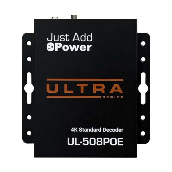 JustAddPower - Ultra Series 4K Standard Decoder (Receiver)