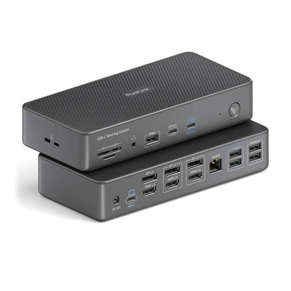 Vuelogic - USB-C Docking Station - Quad Display DisplayLink ready - 8K-Unterstützung