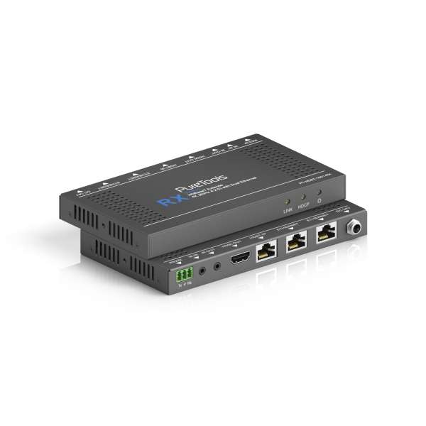 PureTools - Scaler Switcher 9x2, 4K, 3-Level MIC, HDMI & HDBT Ausgänge, Balanced Audio + Verstärker