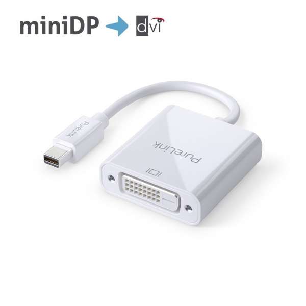 Mini DisplayPort auf DVI Adapter - 1920x1200 - WUXGA - iSerie - weiß - 0,10m