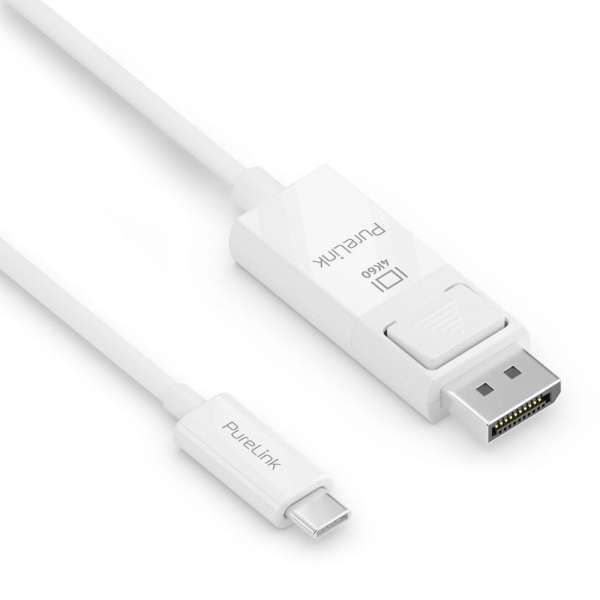 USB-C auf DisplayPort Kabel - 4K60 - iSerie - weiß - 1,50m