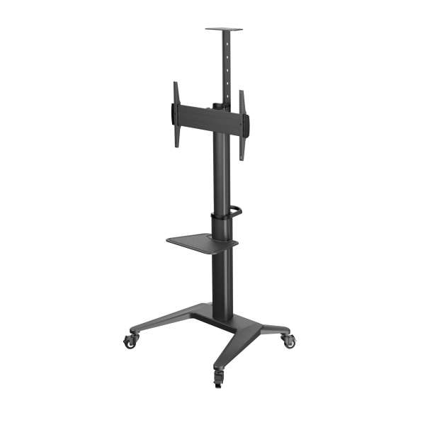 PureMounts® Premium TV Cart - Single Display bis 70", schwarz
