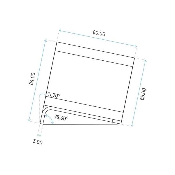 mediahub2 - 7 -Slot, freistehend, On-Table Design - schwarzes Gehäuse und mattschwarze Module. 2 Steckdosen + 65W PD-Modul + 1 Leerplatz. Buchse - DE. Stecker - Wieland GST18