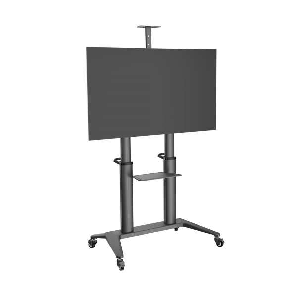 PureMounts® Premium TV Cart - Single Display bis 120", schwarz