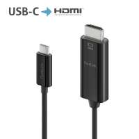 USB-C auf HDMI Kabel - 4K60 - iSerie - schwarz - 2,00m USB-C auf HDMI Kabel - 4K60 - iSerie - schwarz - 2,00m