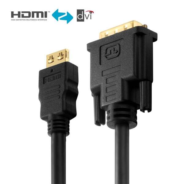 HDMI/DVI Kabel - PureInstall 5,00m