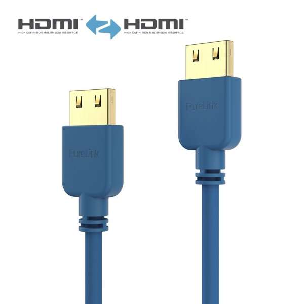 HDMI Kabel - PureInstall - Slim 1,50m - Blau