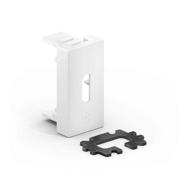 mediahub2 - HDMI-Steckplatzabdeckung - weiß