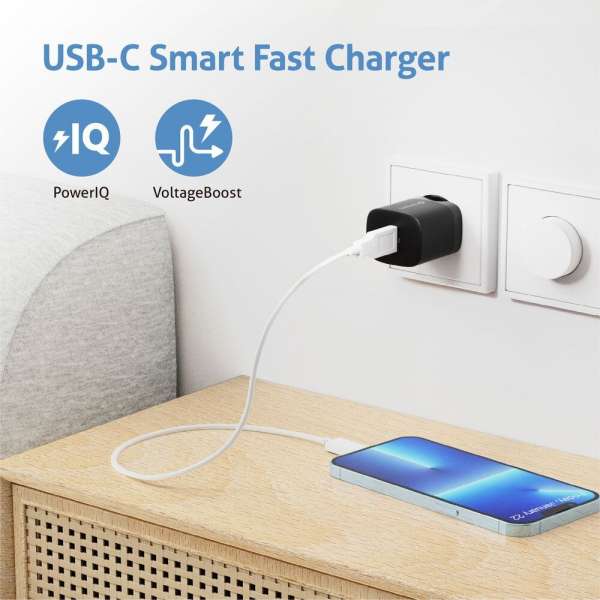 sonero USB-C GaN Ladegerät - 1 Port - 33W PD - schwarz