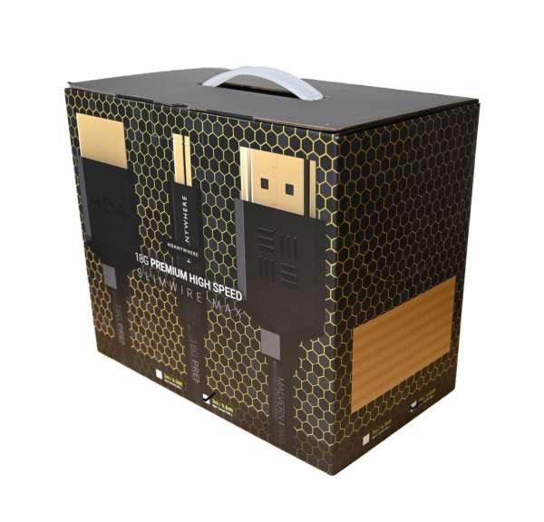 HDANYWHERE 18G 4K SlimWire MAX 3m High Speed Premium™ HDMI Kabel Big Box (x25 Kabel)