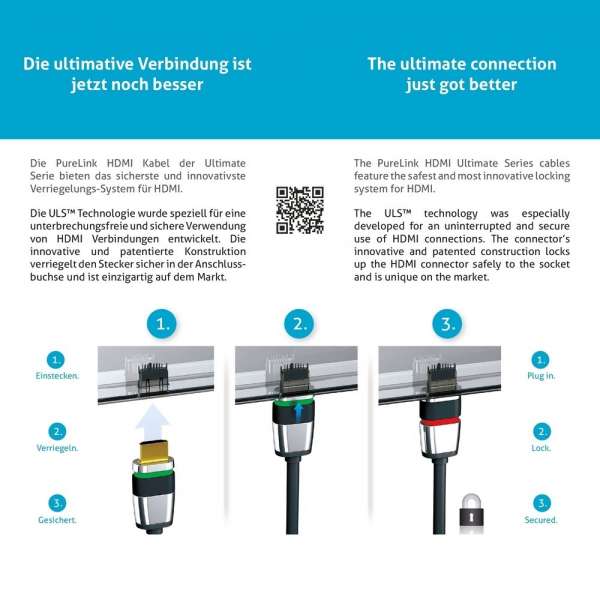 HDMI Kabel - Ultimate Serie - 3,00m - schwarz