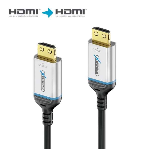 FiberX Serie - HDMI 8K Glasfaser Extender Kabel - 20m