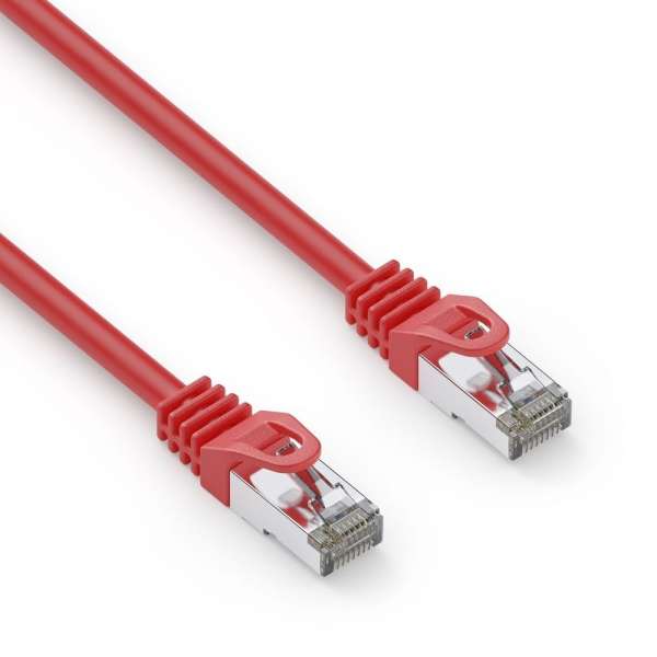 CAT 6A Patchkabel. S/FTP - rot - 0,50m