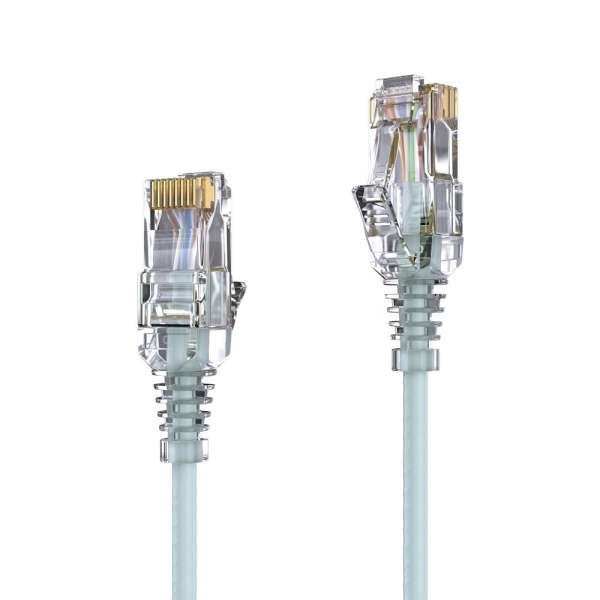 CAT 6 Patchkabel. SLIM - UTP - LSOH - grau - 1,00m