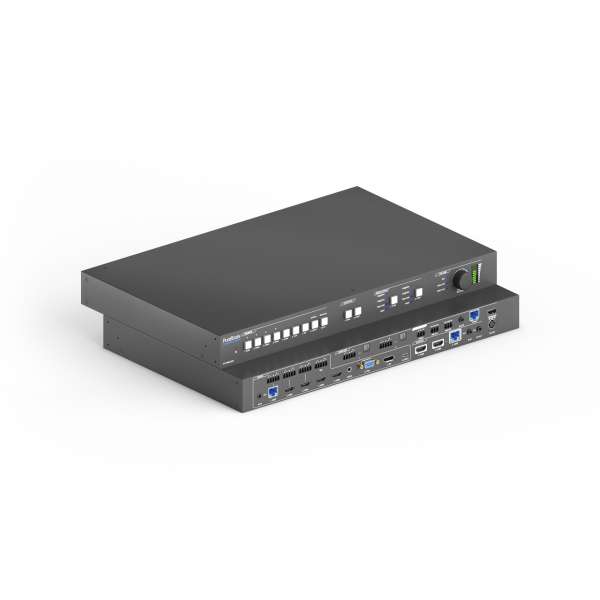 PureTools - Seamless Matrix 8x2, 4K, HDMI und HDBaseT und HDMI Loop Ausgang, Audio Embed /Deembedding GUI, HDBaseT Eingang, Relay Kontrolle, GPIO, GUI