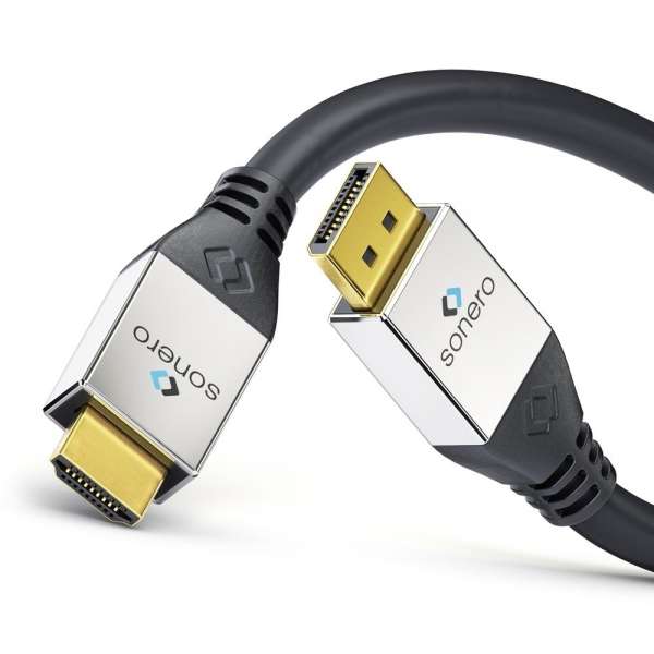 sonero DisplayPort auf HDMI Kabel 2,0m