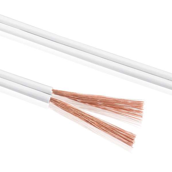 sonero Lautsprecherkabel 2x4,0mm², CCA 100m, weiß