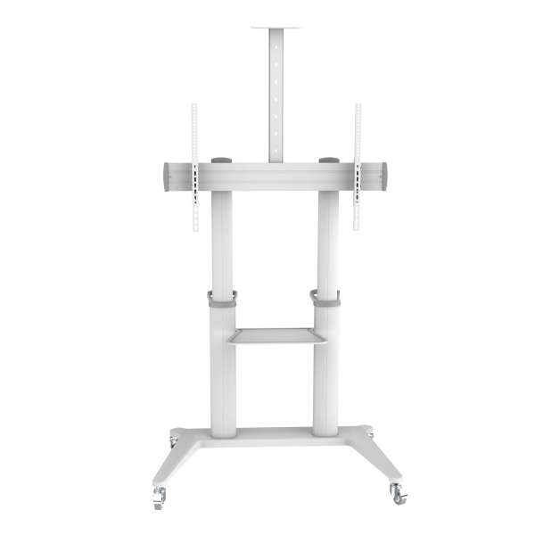 PureMounts® Premium TV Cart - Single Display bis 120", weiß