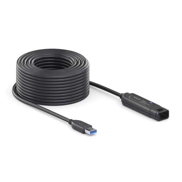 USB 3.2 Gen. 1x1 Aktiv Verlängerung - schwarz - 10,0m