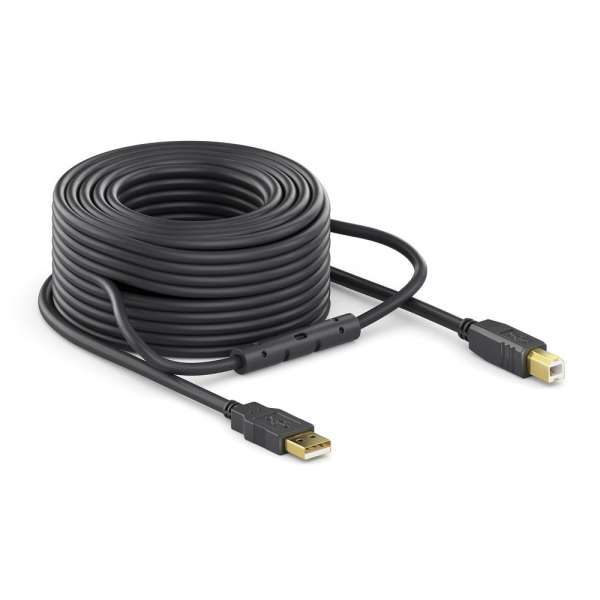 USB 2.0 Aktiv Kabel - schwarz - 10,0m
