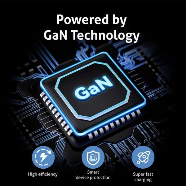 sonero USB-C & USB-A GaN Ladegerät - 2 Port - 33W PD - schwarz