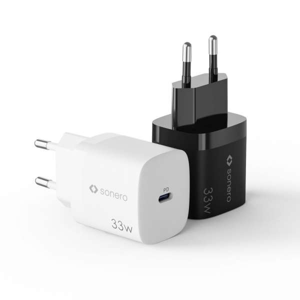 sonero USB-C GaN Ladegerät - 1 Port - 33W PD - schwarz