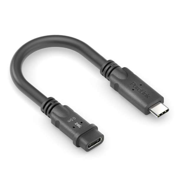 USB-C auf USB-C Portsaver USB4 Gen2x2 20Gbps - PureInstall 0.10m