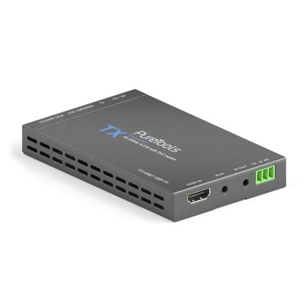 PureTools - Projektor kompatibler HDBaseT-Sender, 4K (60Hz 4:2:0) mit PoC switch