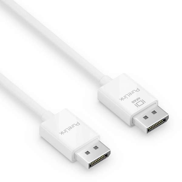 DisplayPort auf DisplayPort Kabel - 4K60 - iSerie - weiß - 1,00m