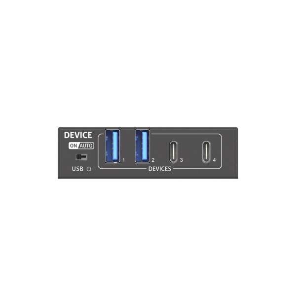 PureTools - USB3 Cat Extender Hub (geräteseitig) - USB 3.2 Gen1 Data Extender Hub mit vier Geräteanschlüssen