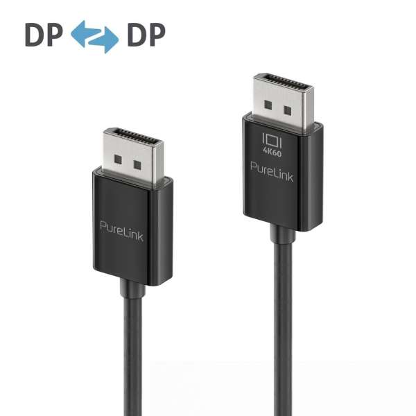 DisplayPort auf DisplayPort Kabel - 4K60 - iSerie - schwarz - 3,00m
