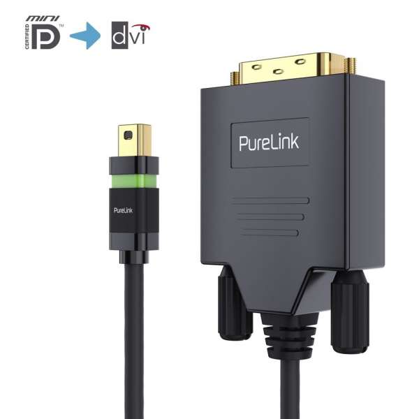 MiniDP/DVI Kabel - Ultimate Serie - 1,00m - schwarz