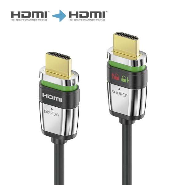 FiberX Serie - HDMI 4K ULS Glasfaser Extender Kabel - 7,5m - LSZH